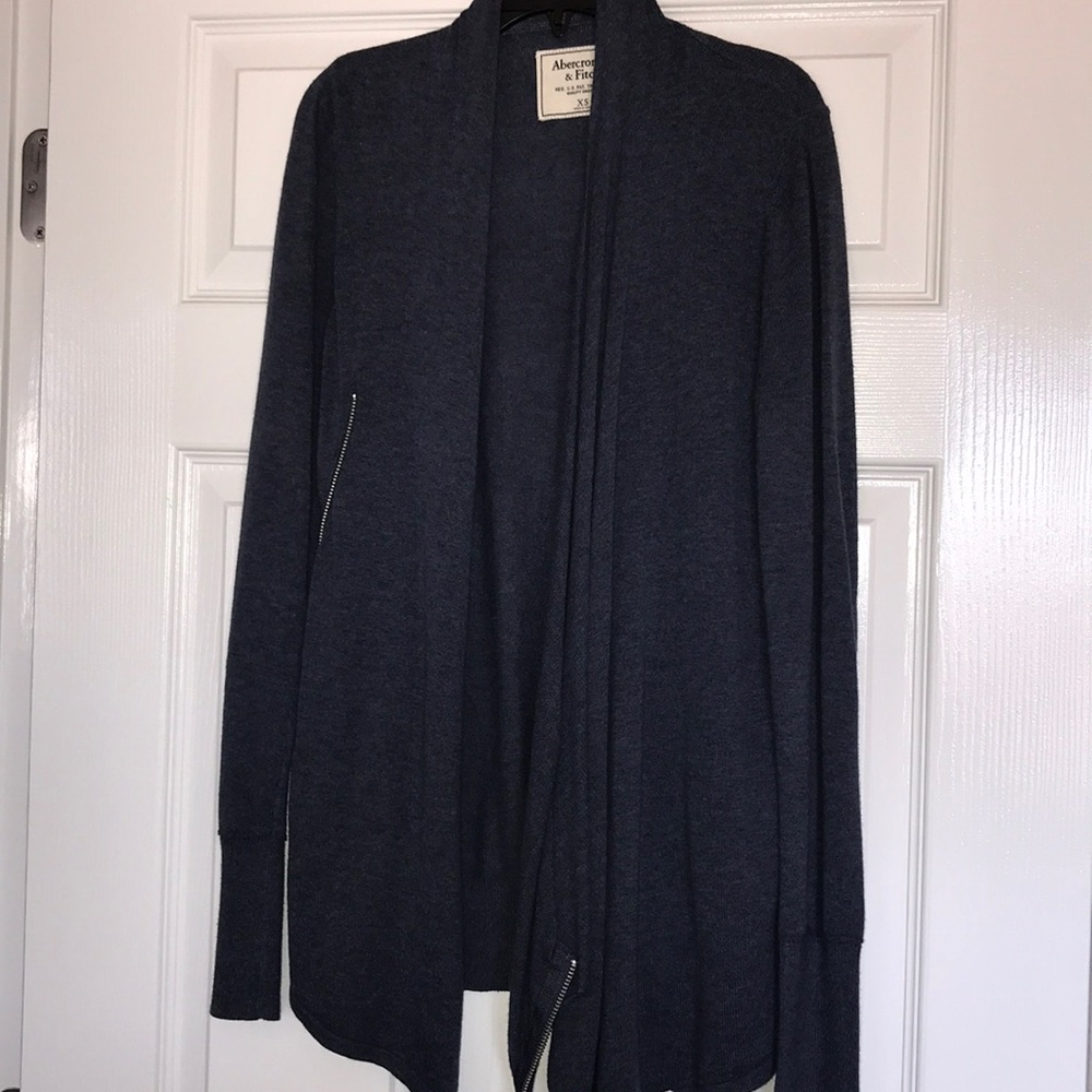 Abercrombie zip wrap cardigan